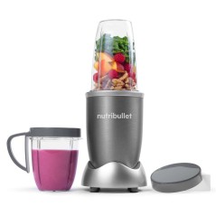 Nutribullet Original 600 Blender NB606DG 0.7L 600W - Powerful Silver Blender with Accessories for Healthy Smoothies